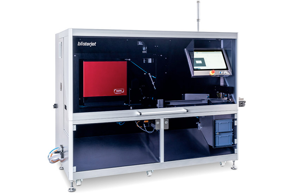 Blisterjet Agile para impresión digital directa sobre blísteres farmacéuticos troquelados