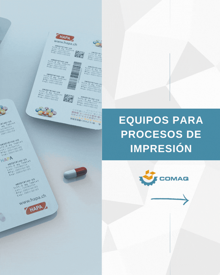 Sistemas de impresión para la industria farmacéutica | Equipos HAPA con Comaq Casol